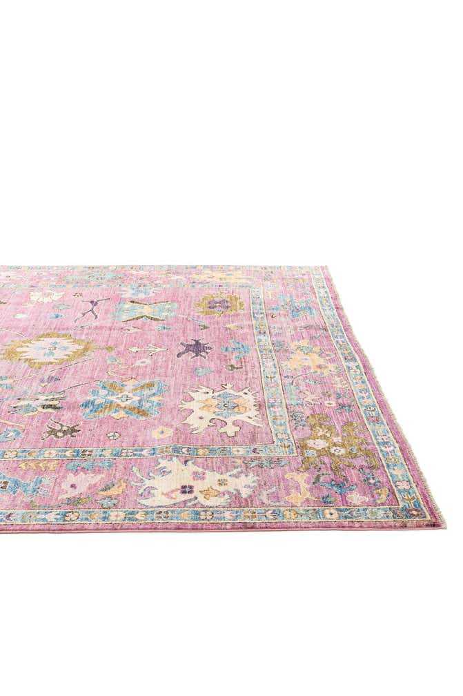 8' x 9' 9 Hand Knotted Oushak Wool Rug