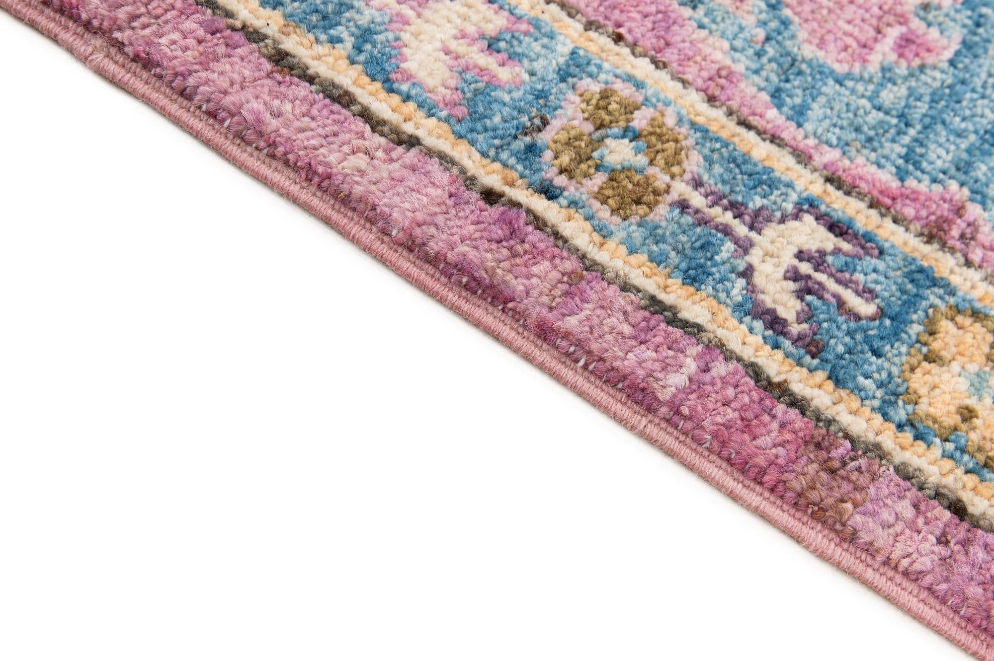 8' x 9' 9 Hand Knotted Oushak Wool Rug