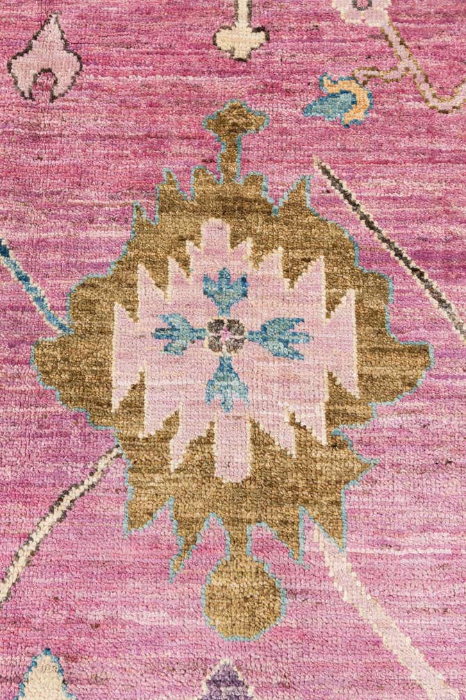 8' x 9' 9 Hand Knotted Oushak Wool Rug