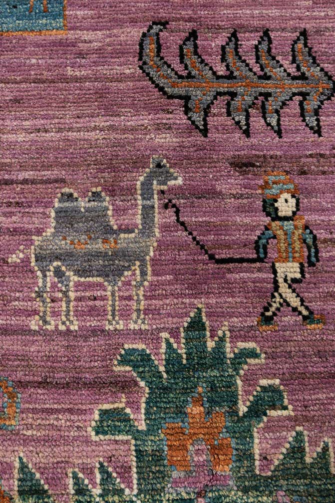 8' 3 x 9' 10 Hand Knotted Oushak Wool Rug