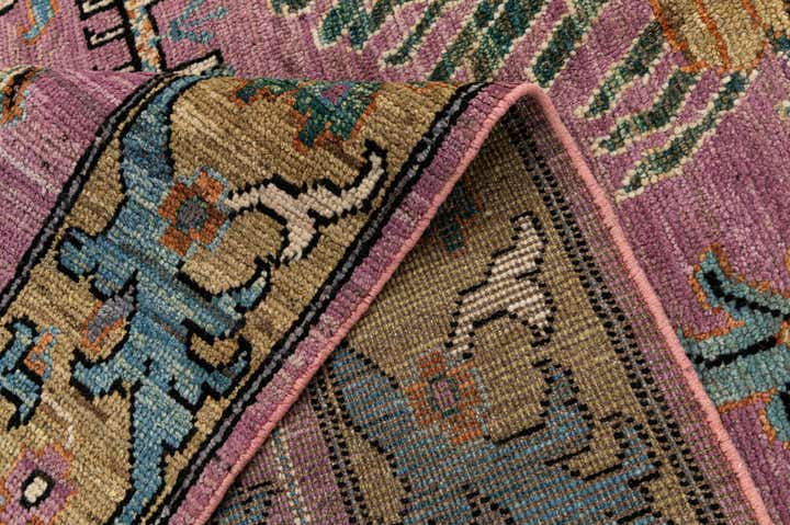 8' 3 x 9' 10 Hand Knotted Oushak Wool Rug