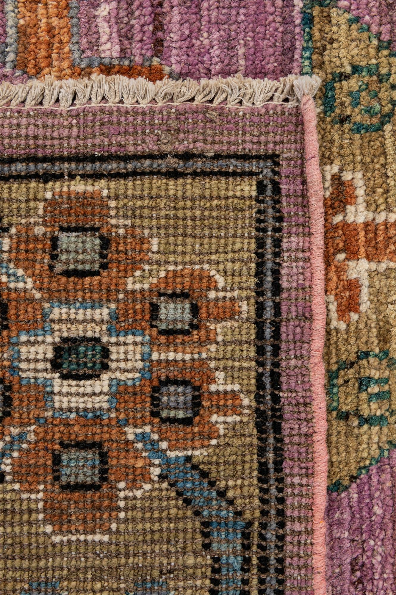 8' 3 x 9' 10 Hand Knotted Oushak Wool Rug