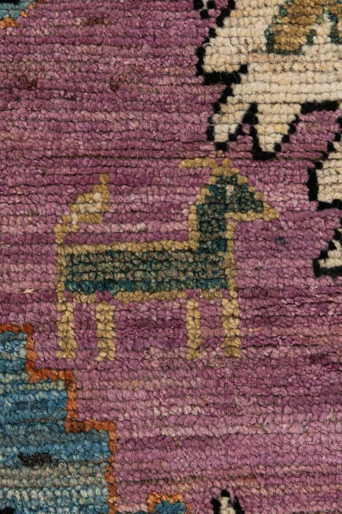 8' 3 x 9' 10 Hand Knotted Oushak Wool Rug
