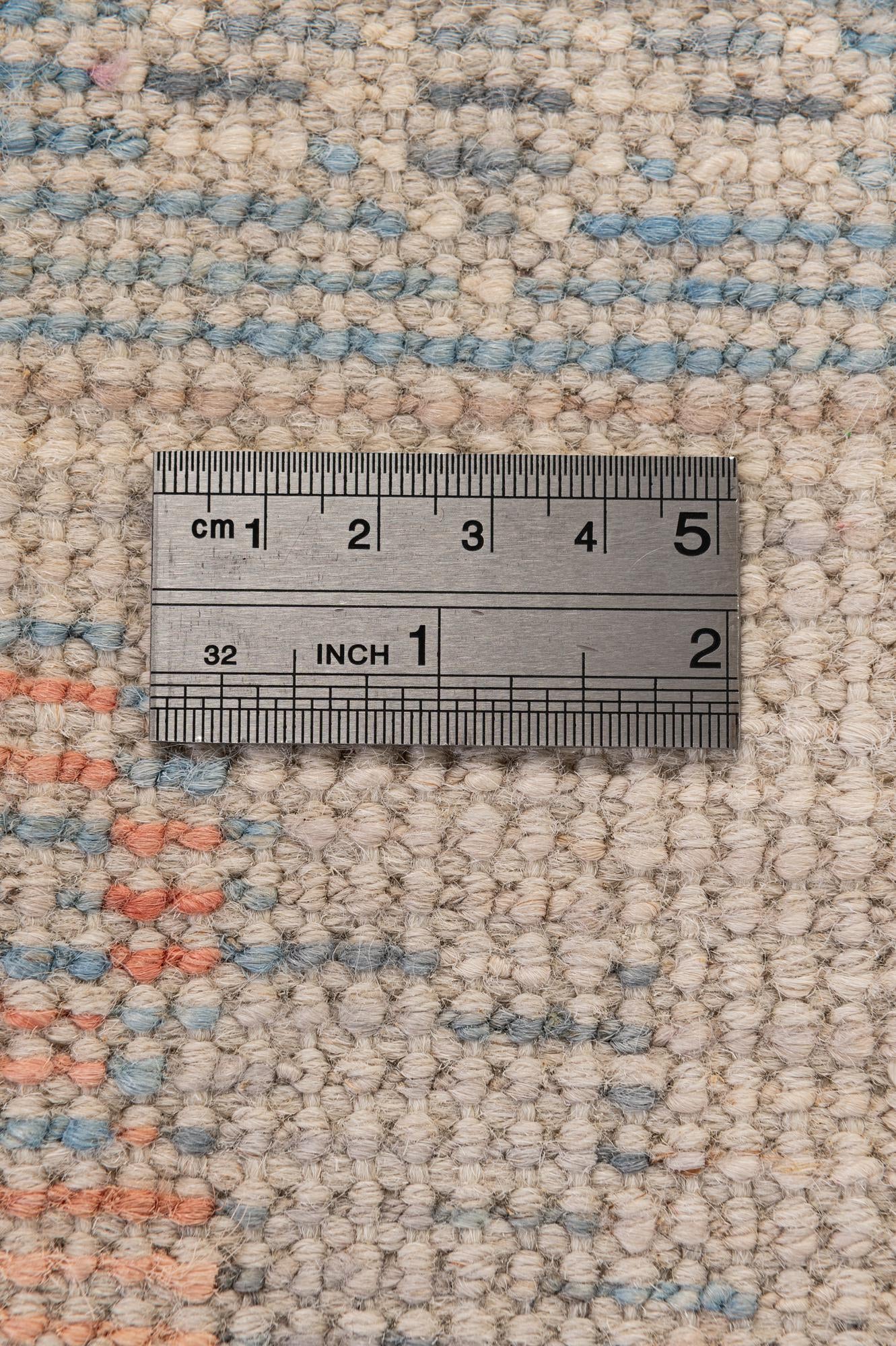 9' 1 x 12' 2 Hand Knotted Oushak Wool Rug