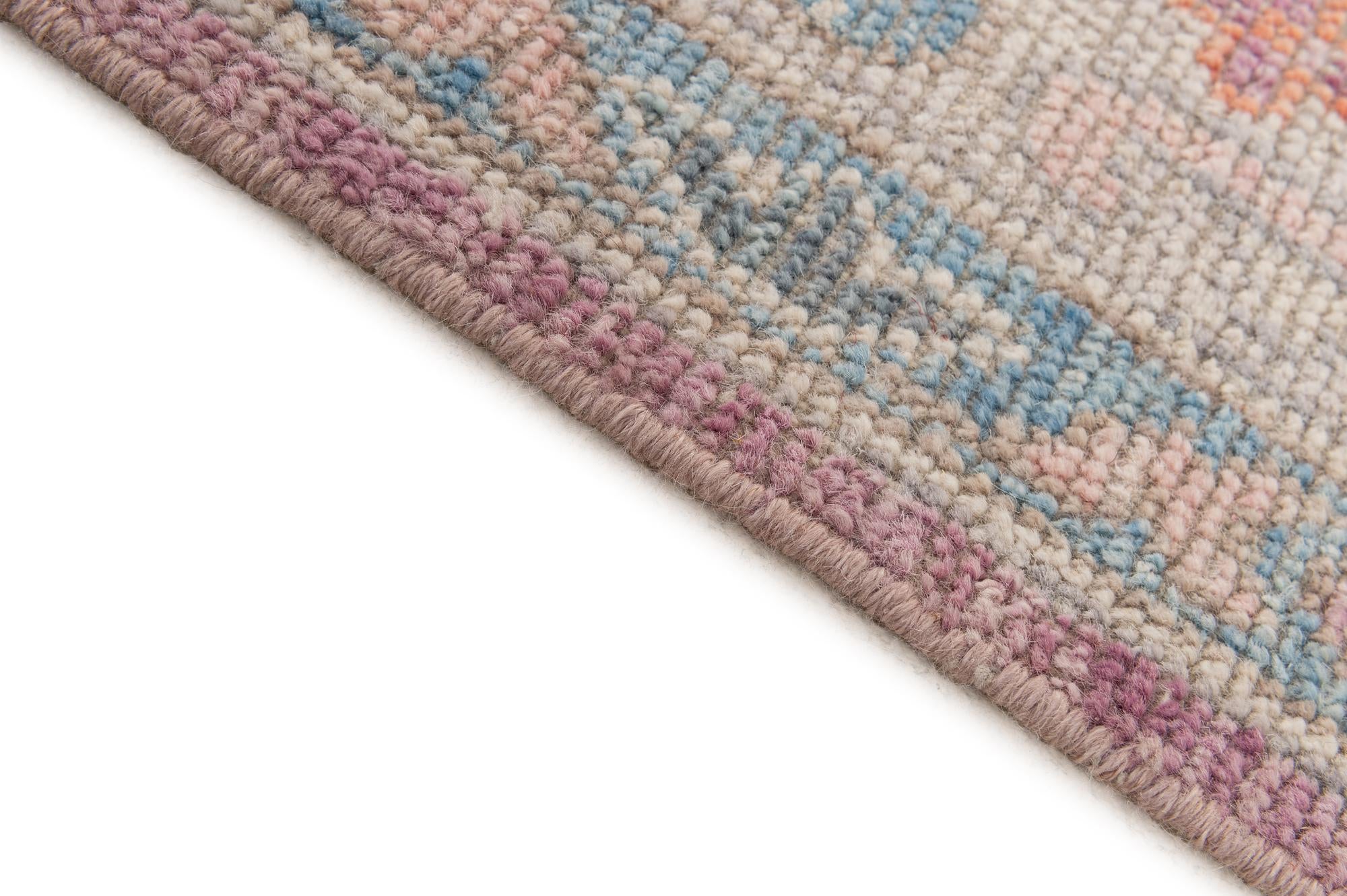 9' 1 x 12' 2 Hand Knotted Oushak Wool Rug
