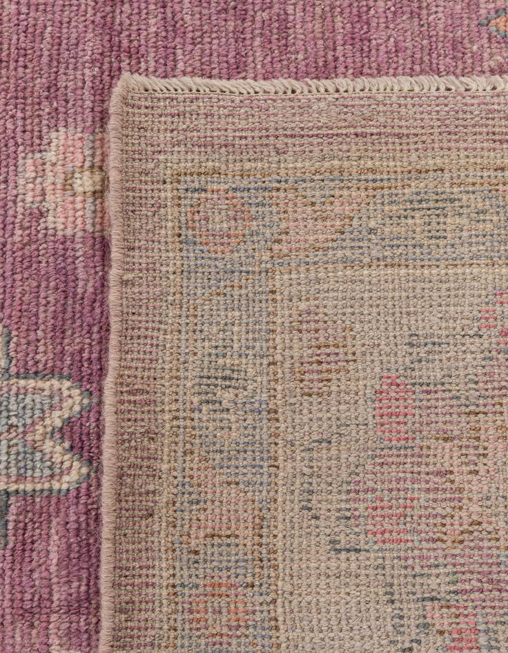 Detail image of 10' 3 x 14' 1  Hand Knotted Oushak Wool Rug
