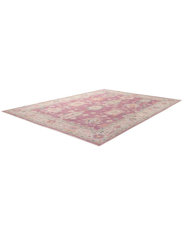 10' 3 x 14' 1 Hand Knotted Oushak Wool Rug