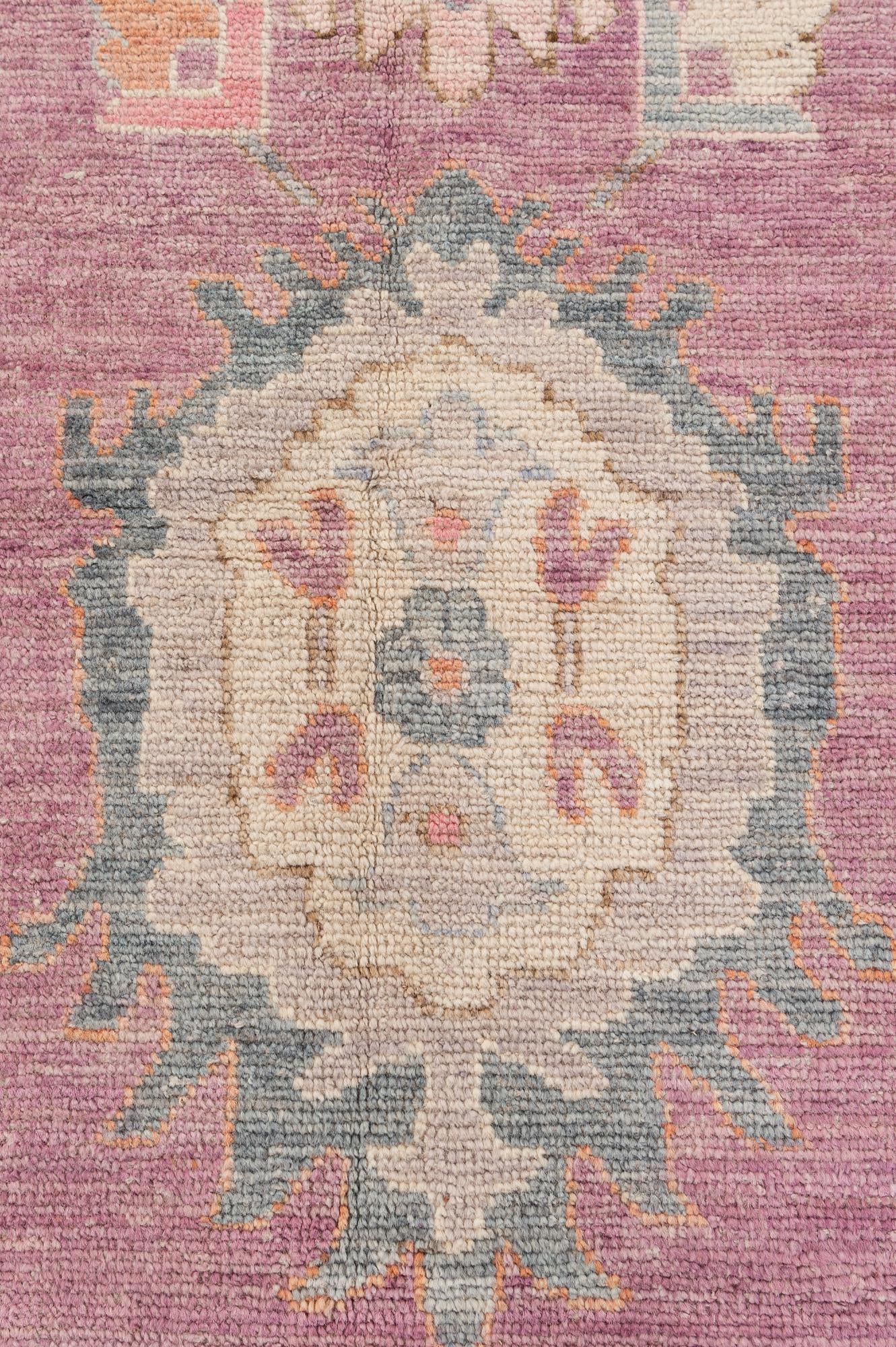 10' 3 x 14' 1 Hand Knotted Oushak Wool Rug