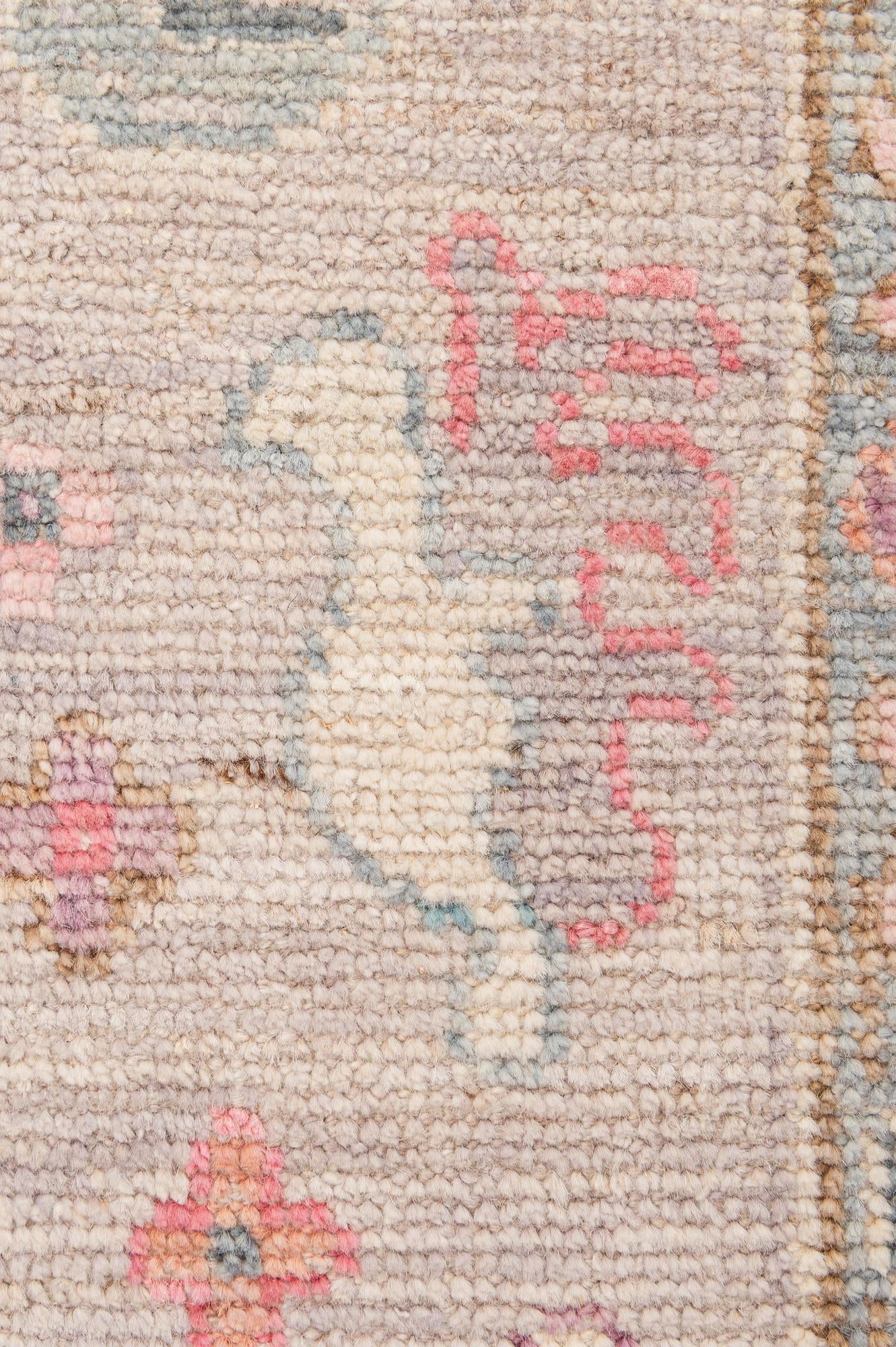 10' 3 x 14' 1 Hand Knotted Oushak Wool Rug