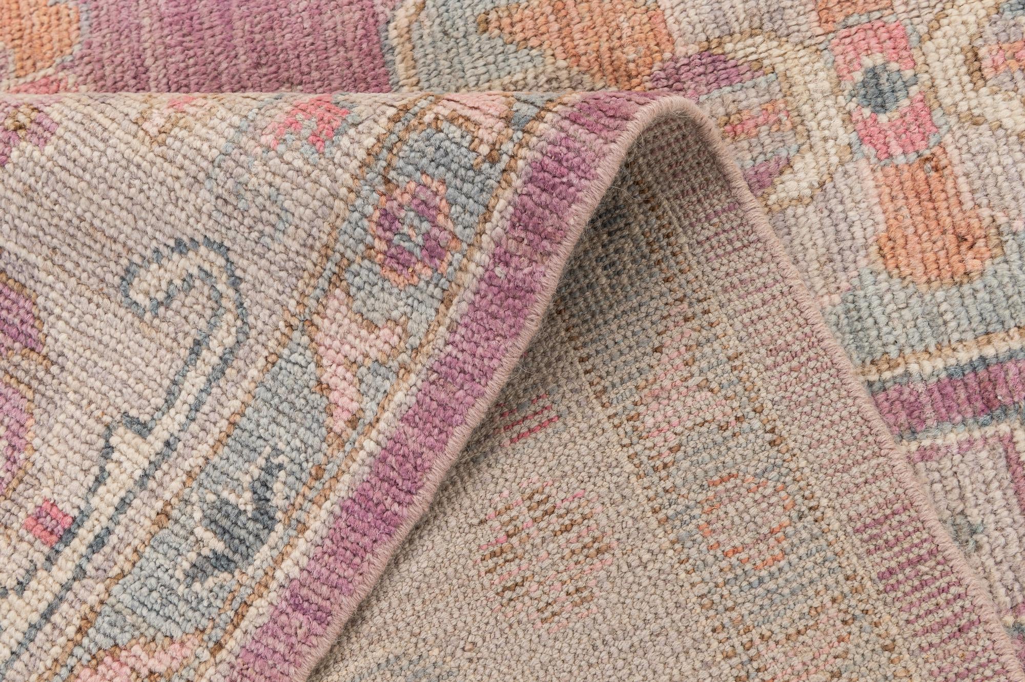 10' 3 x 14' 1 Hand Knotted Oushak Wool Rug