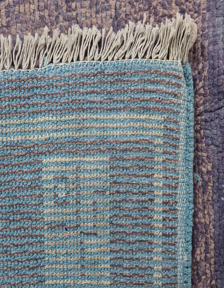 Detail image of 8' 1 x 10' 10  Hand Knotted Oushak Wool Rug