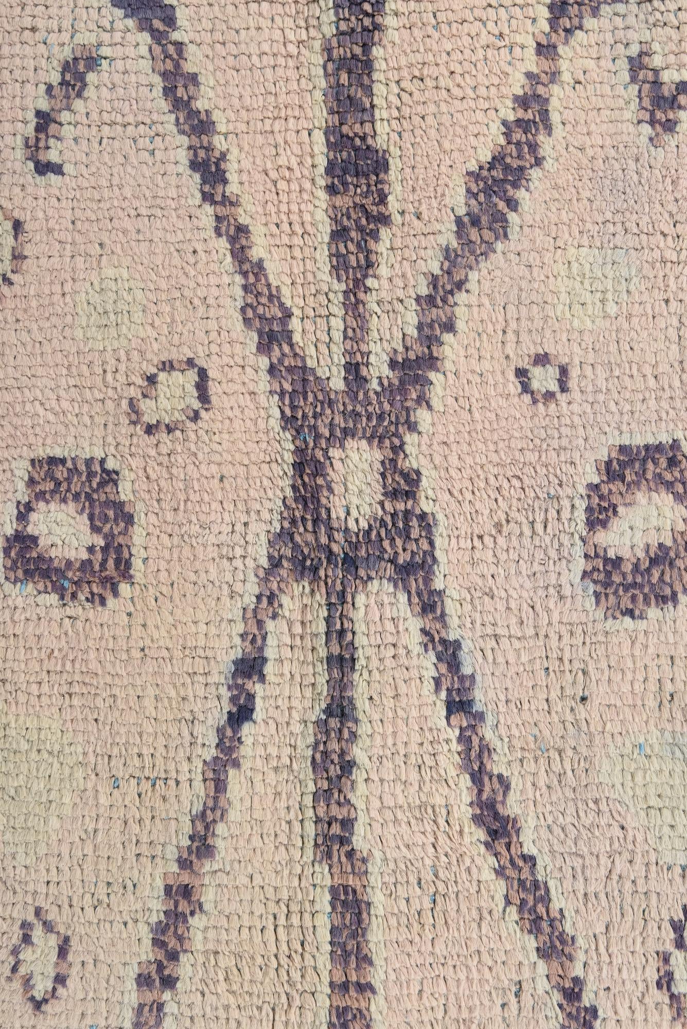 8' 1 x 10' 10 Hand Knotted Oushak Wool Rug