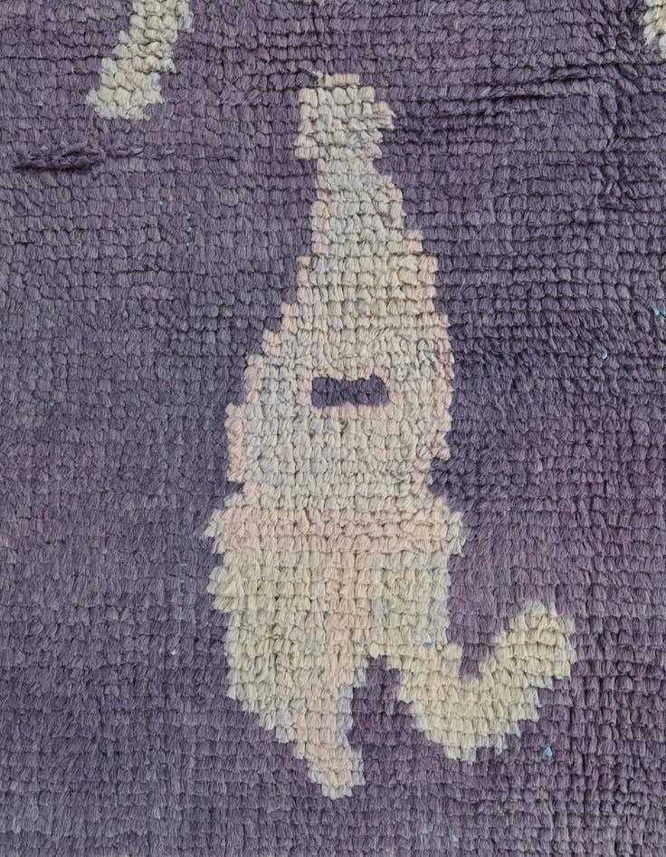 Detail image of 8' 1 x 10' 10  Hand Knotted Oushak Wool Rug