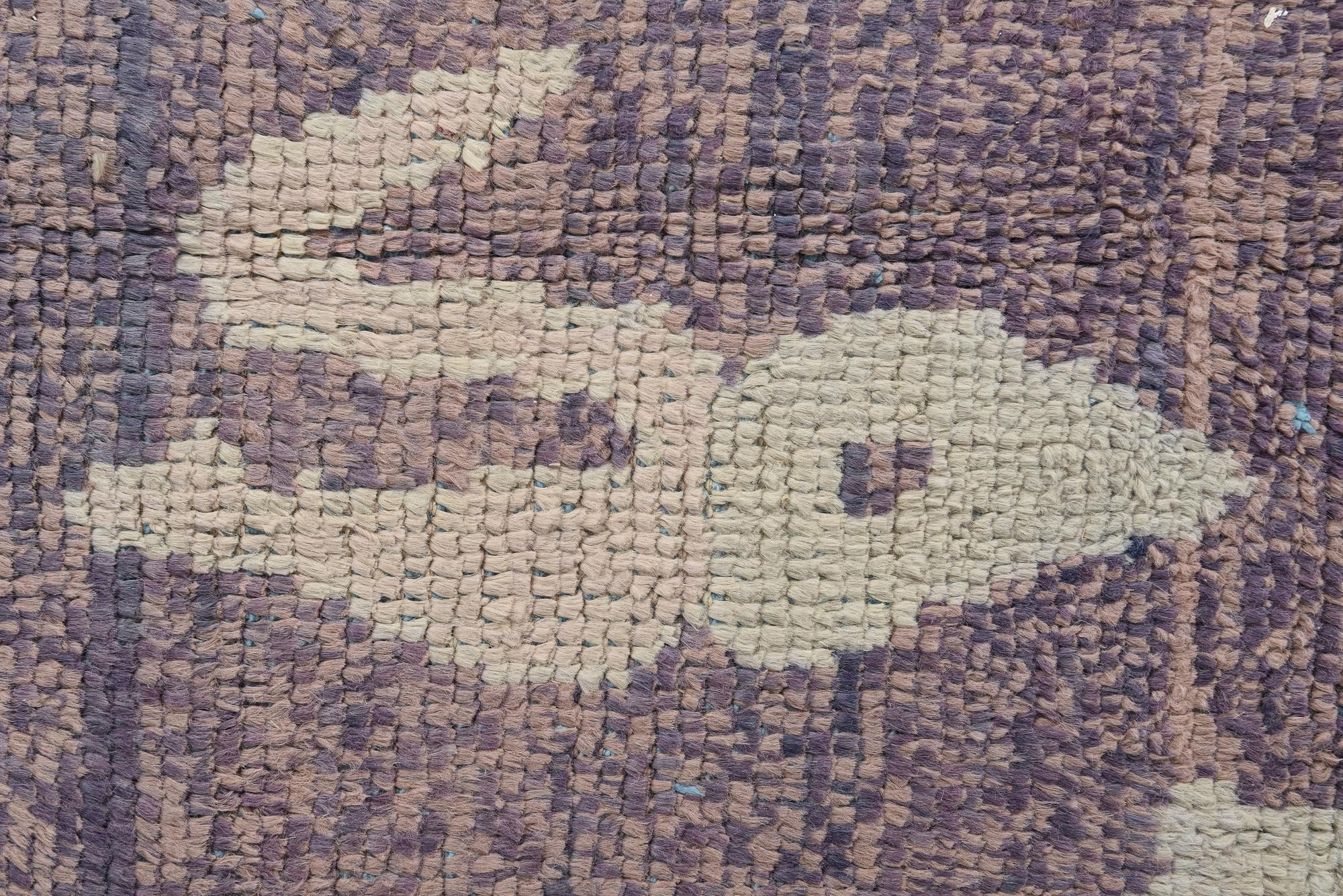 8' 1 x 10' 10 Hand Knotted Oushak Wool Rug