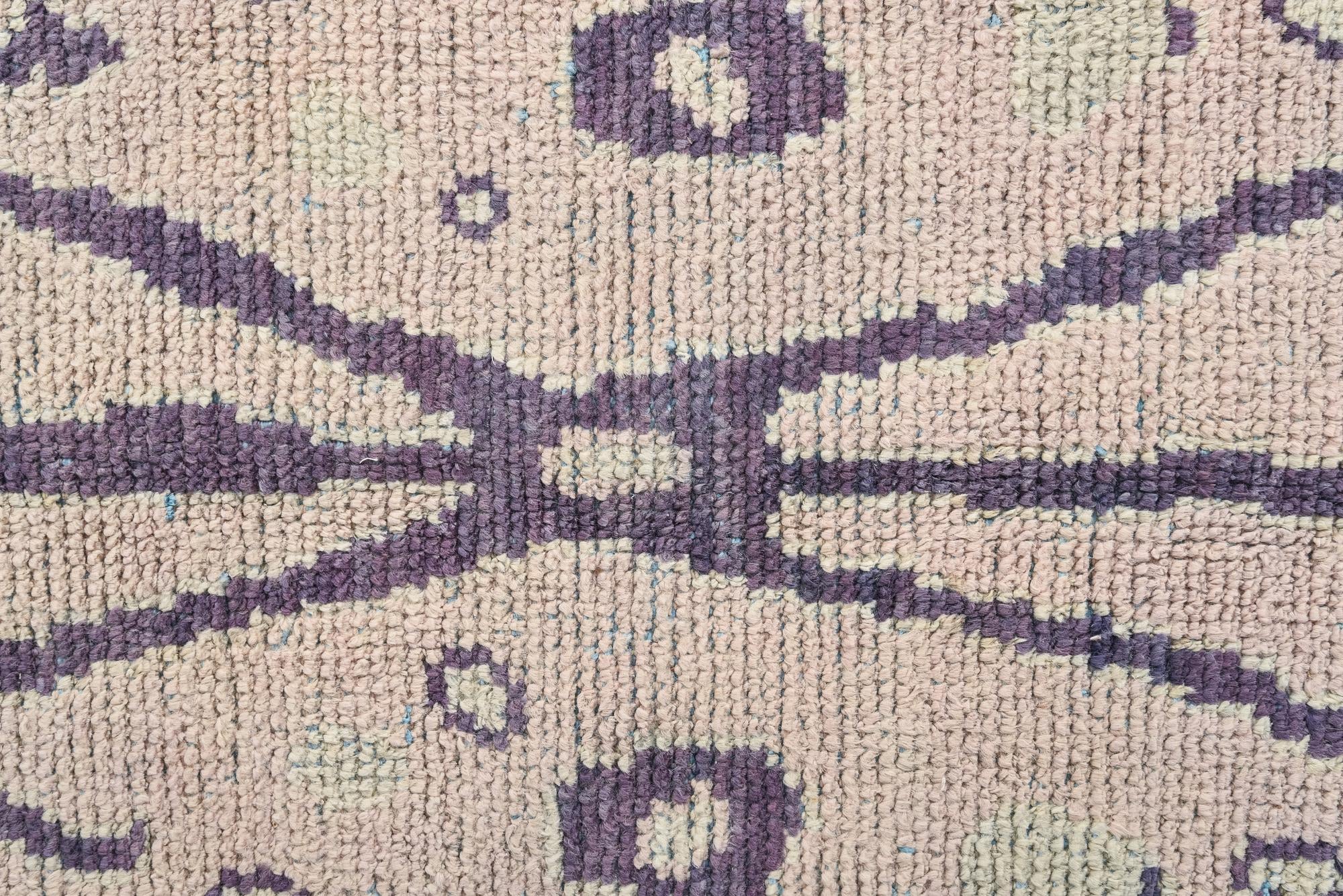 8' 1 x 10' 4 Hand Knotted Oushak Wool Rug