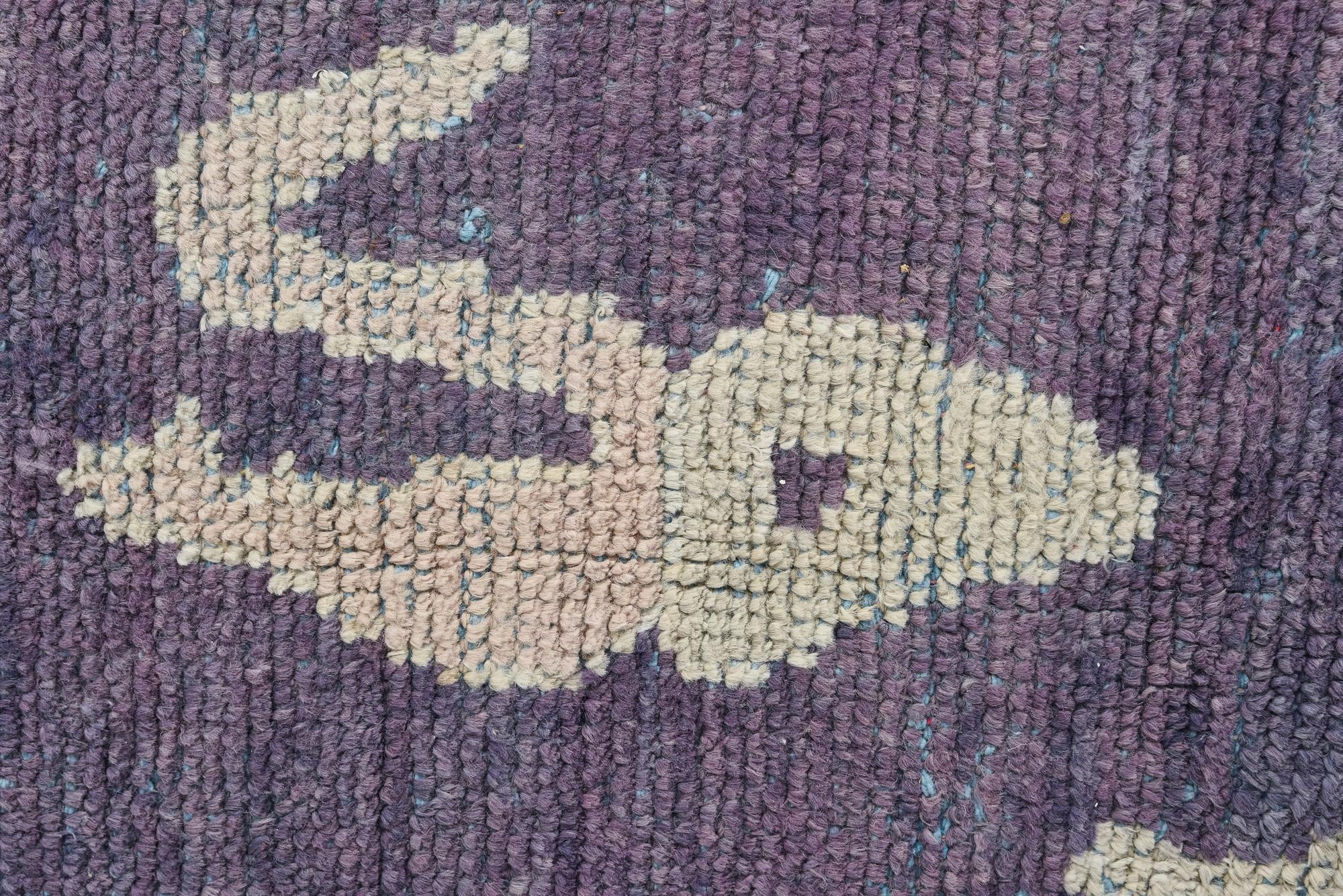 8' 1 x 10' 4 Hand Knotted Oushak Wool Rug