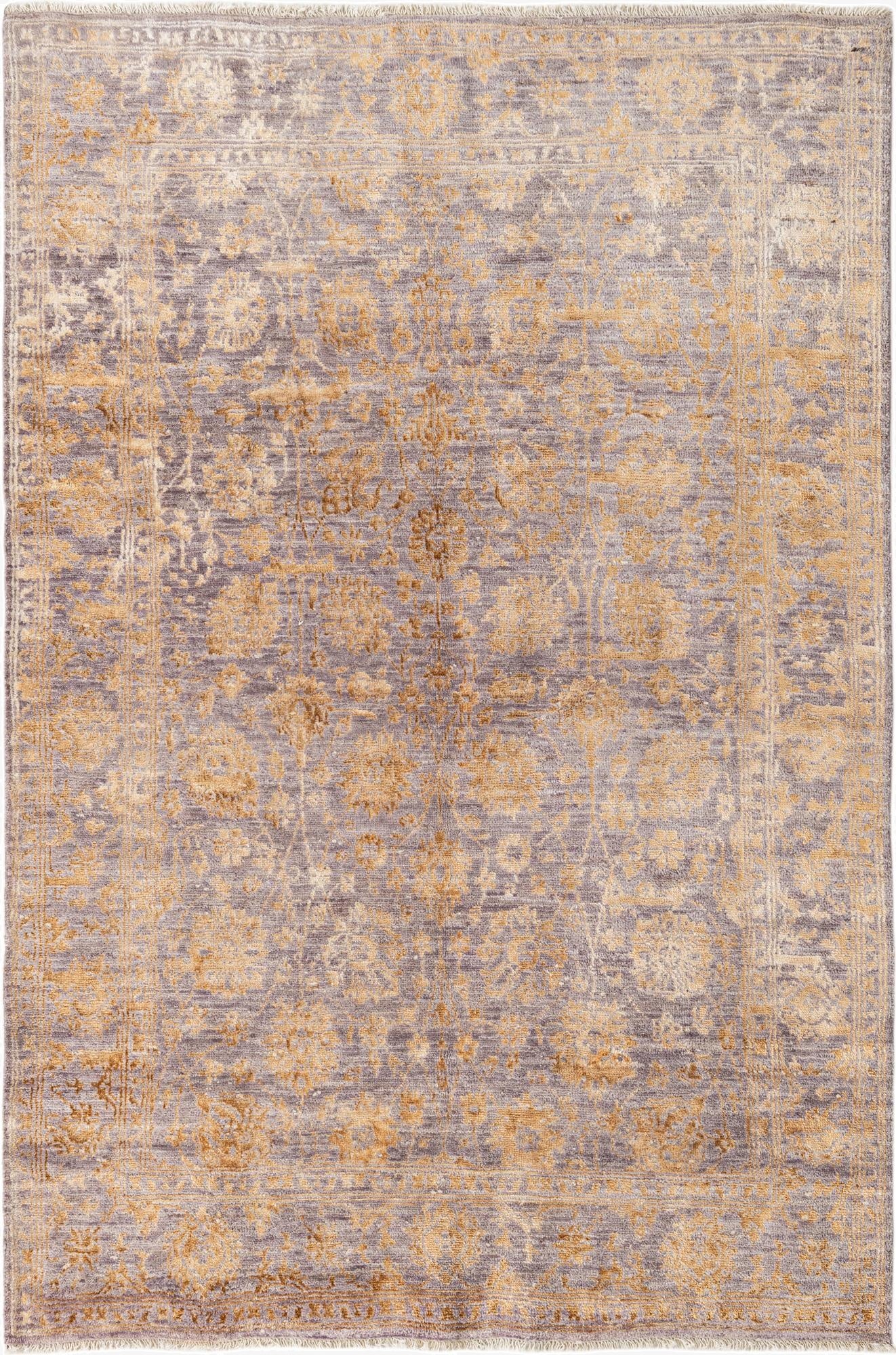 5' 8 x 8' 4  Hand Knotted Peshawar Ziegler Rug