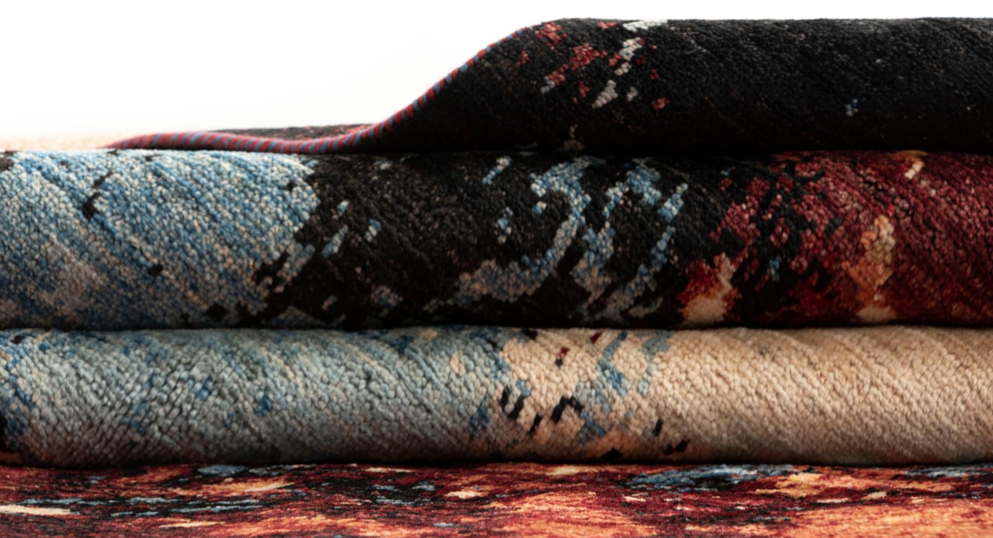 6' 8 x 9' 9 Rubin Wool Rug