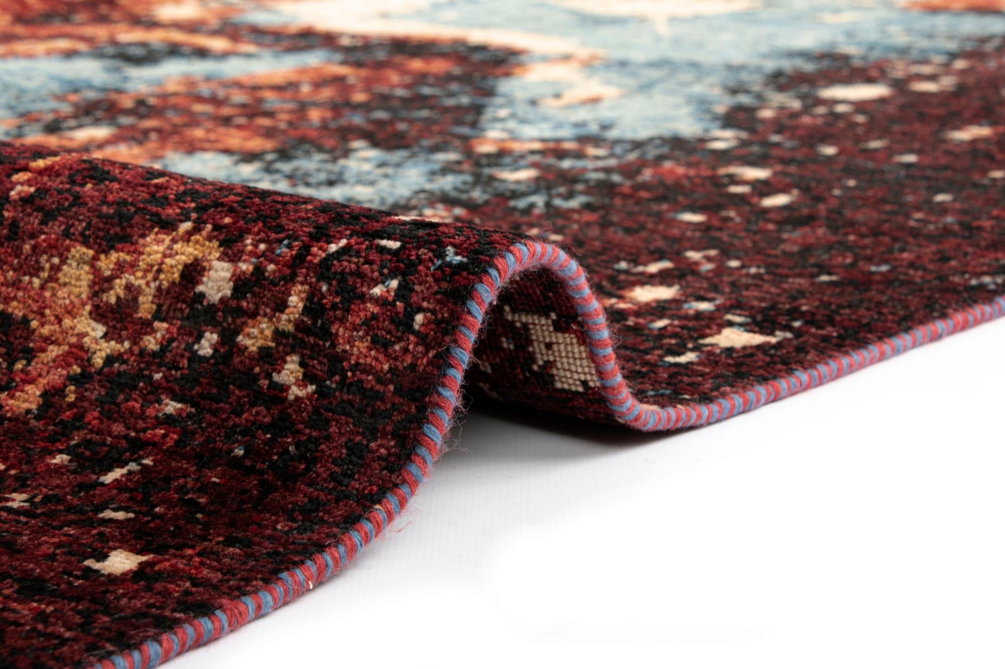 6' 8 x 9' 9 Rubin Wool Rug