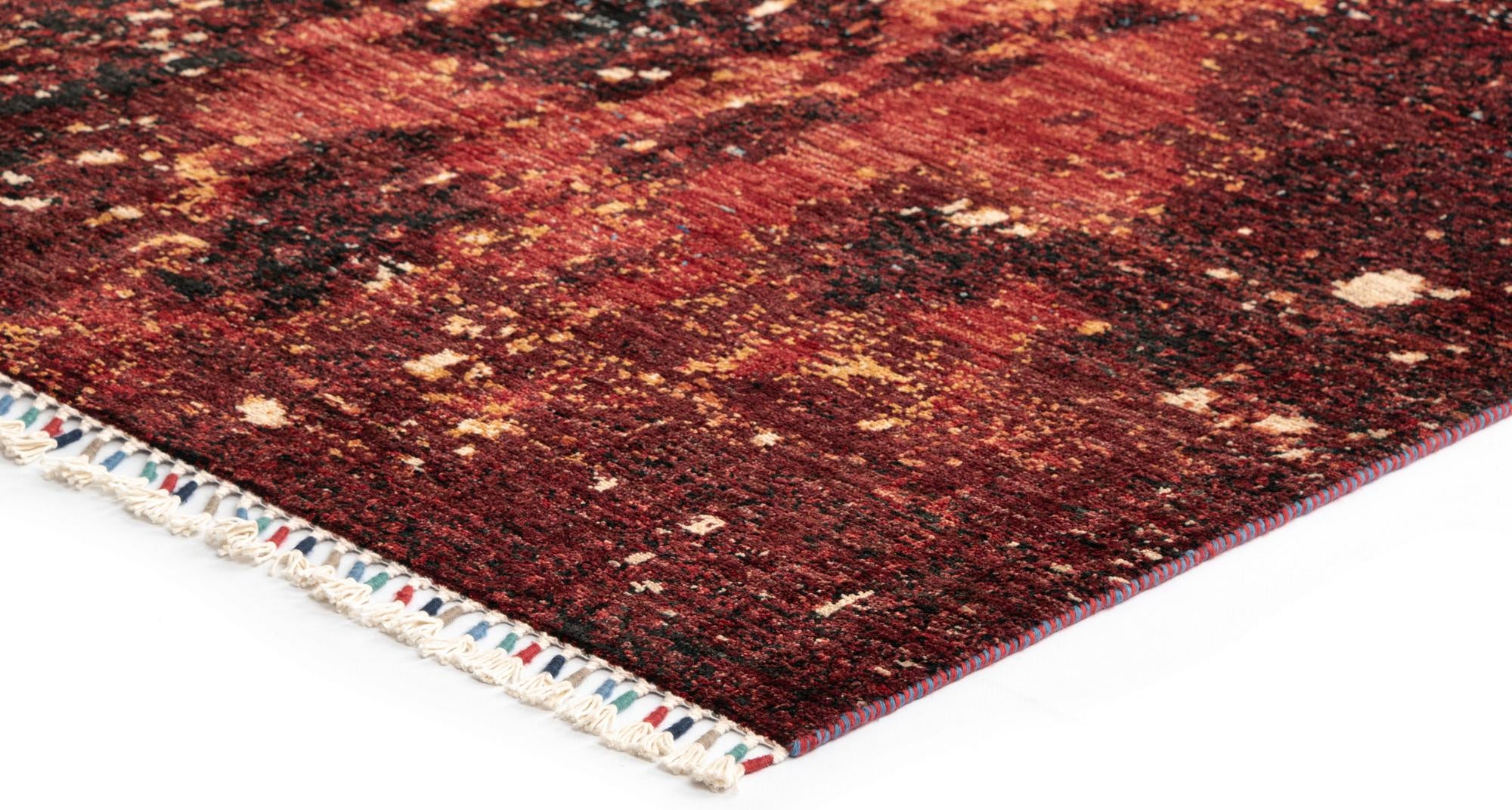 6' 8 x 9' 9 Rubin Wool Rug