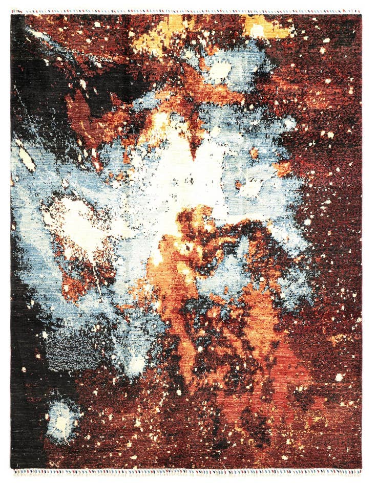 Detail image of 6' 8 x 9' 9 Rubin Wool Rug