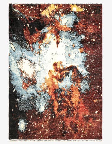 6' 8 x 9' 9 Rubin Wool Rug