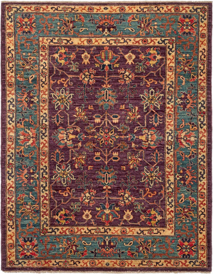 Detail image of 4' 11 x 6' 4 Sara Wool Rug