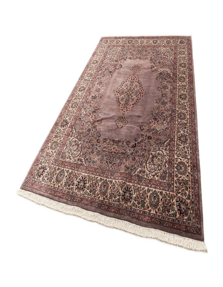 Detail image of 7' 10 x 10' 10 Hand Knotted Sarough Wool Rug