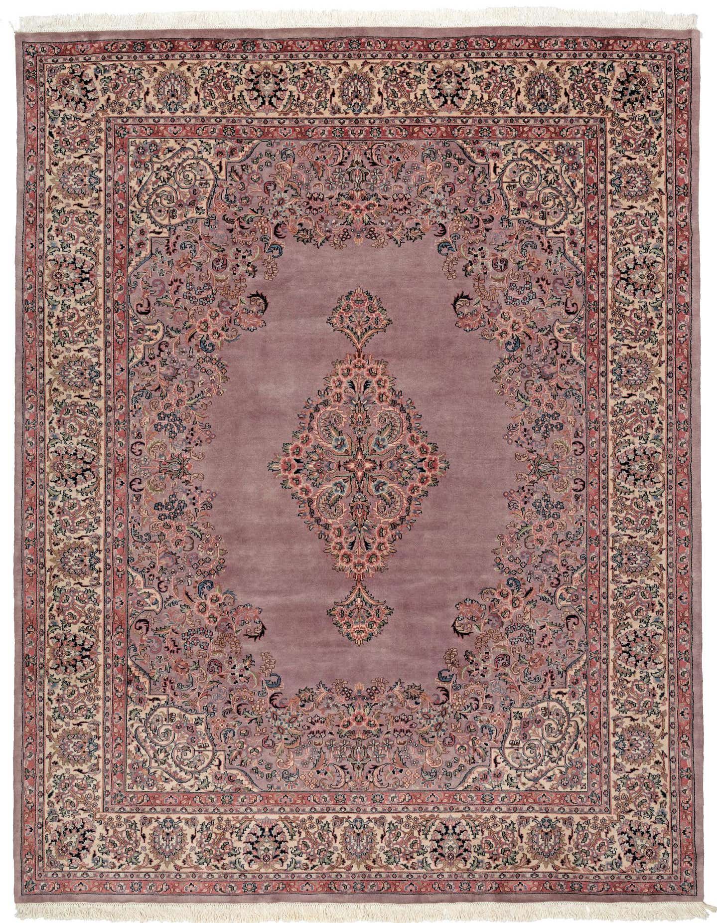 7' 10 x 10' 10 Hand Knotted Sarough Wool Rug