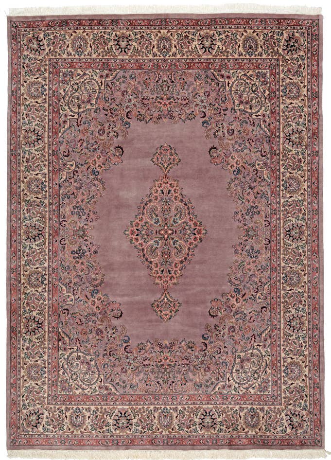 Detail image of 7' 10 x 10' 10 Hand Knotted Sarough Wool Rug