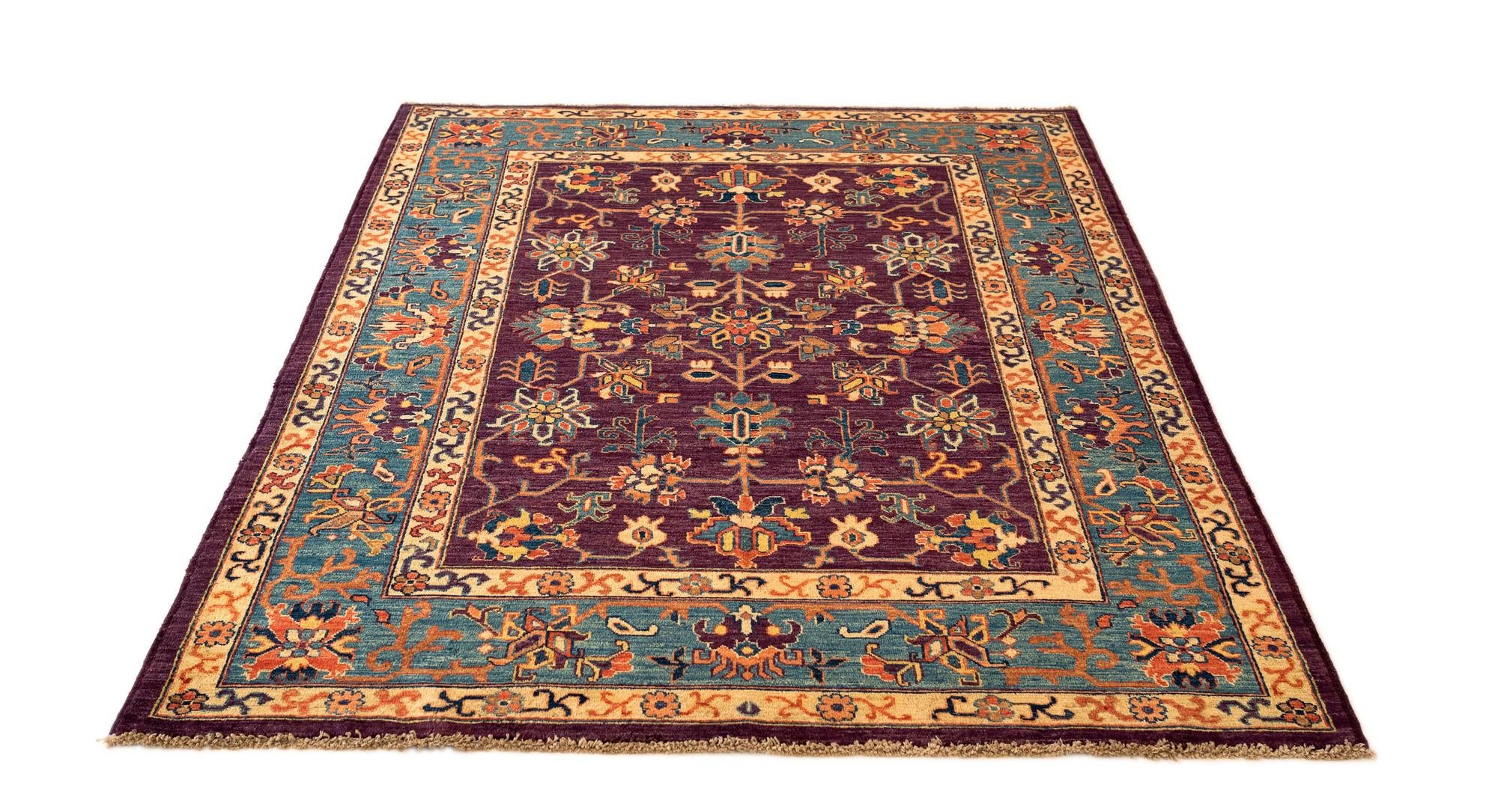 4' 11 x 6' 4 Serapi Wool Rug