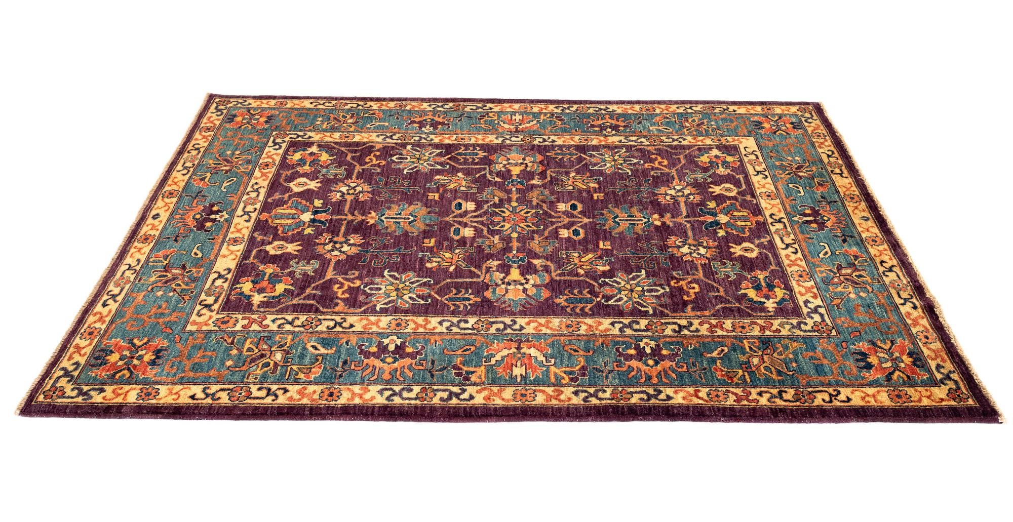4' 11 x 6' 4 Serapi Wool Rug