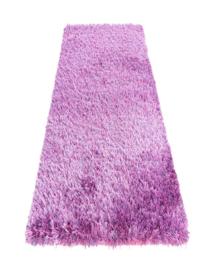 Detail image of 3' 2 x 5' 5 Hand Knotted Solid Shag Oriental Rug