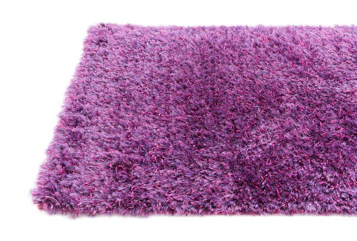 3' 2 x 5' 5 Hand Knotted Solid Shag Oriental Rug