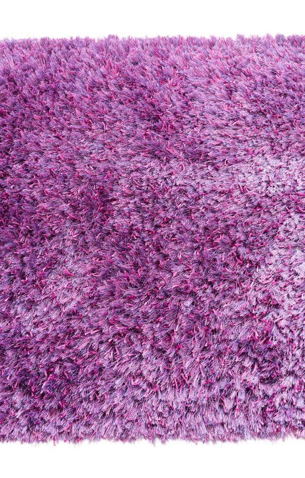 Detail image of 3' 2 x 5' 5 Hand Knotted Solid Shag Oriental Rug