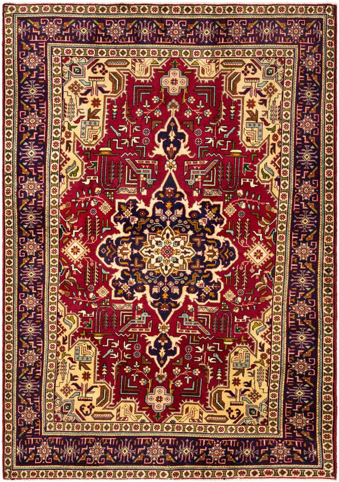 Detail image of 4' 5 x 6' 6 Tabriz Rug
