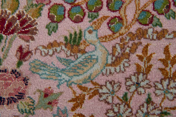 5' x 6' 8 Hand Knotted Tabriz Persian Rug