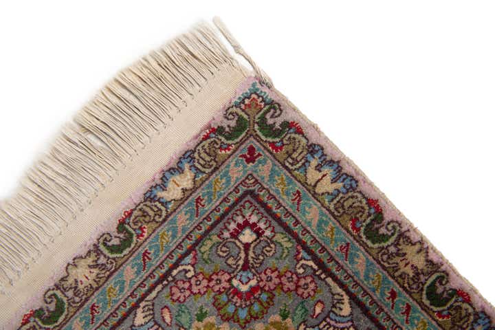 5' x 6' 8 Hand Knotted Tabriz Persian Rug