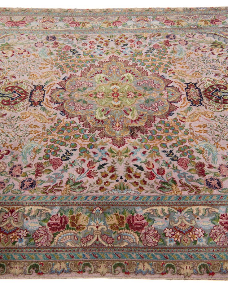 Detail image of 5' x 6' 8  Hand Knotted Tabriz Persian Rug