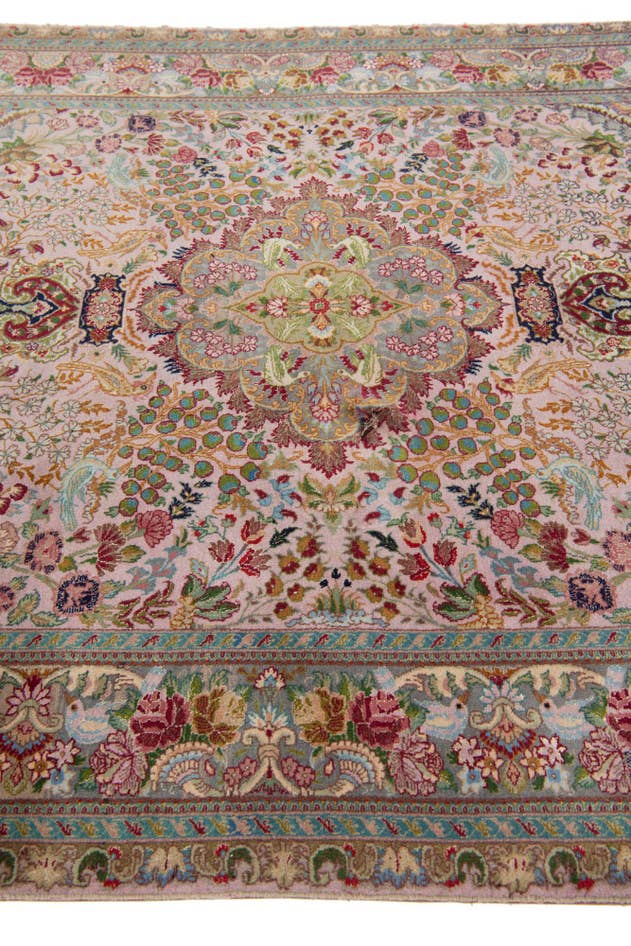 Detail image of 5' x 6' 8 Hand Knotted Tabriz Persian Rug