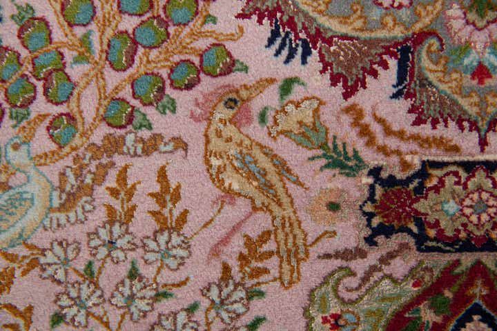 5' x 6' 8 Hand Knotted Tabriz Persian Rug