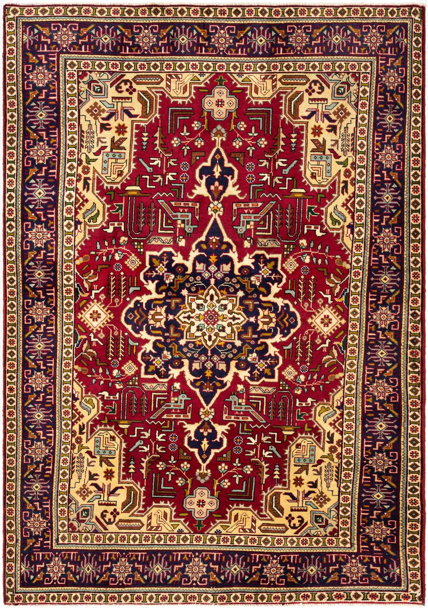 4' 5 x 6' 6 Tabriz Rug