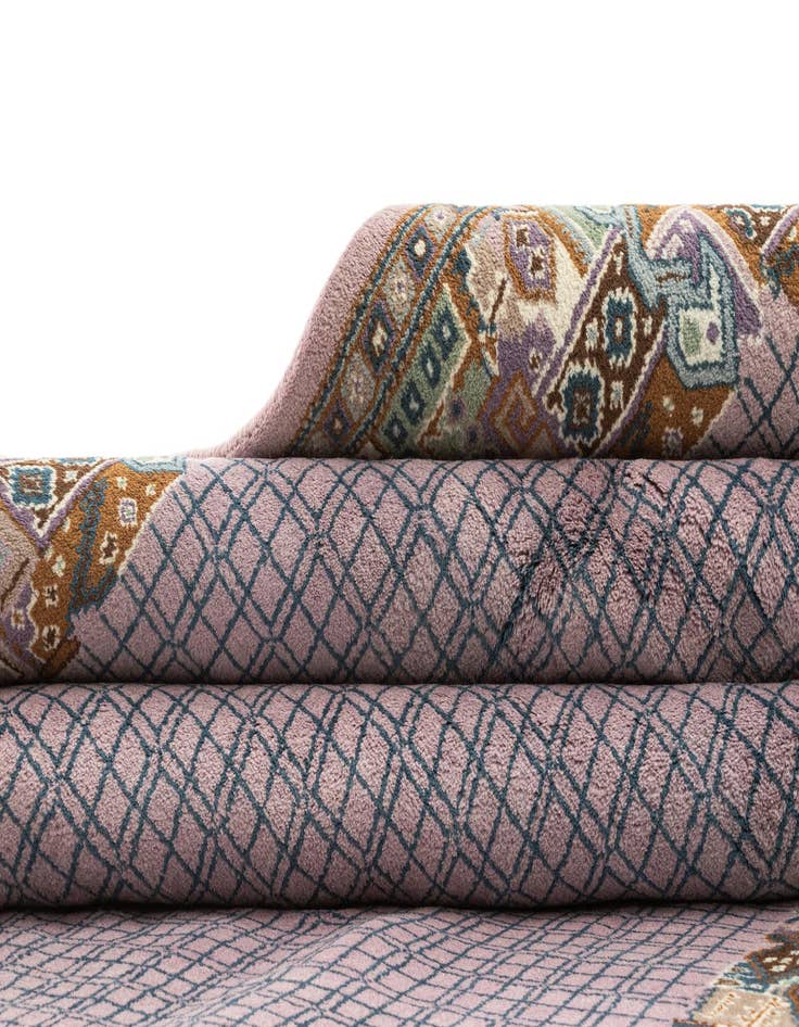 Detail image of 6' 6 x 10'  Hand Knotted Tibet Wool Rug