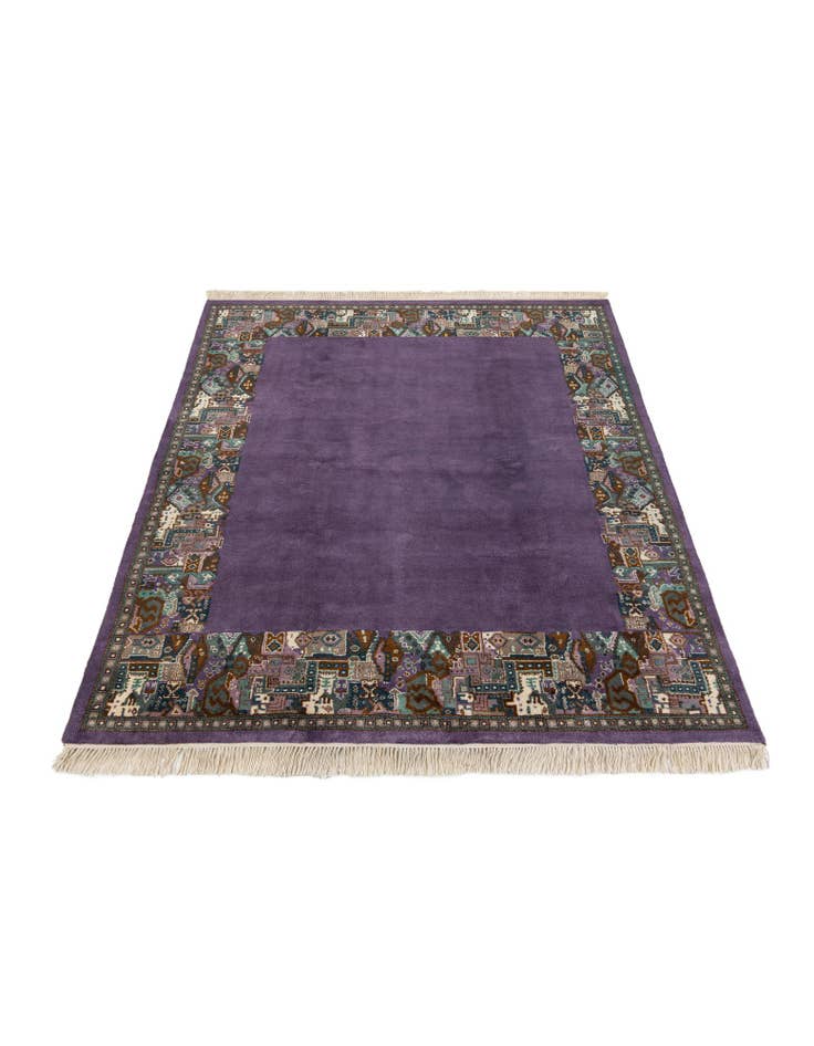 Detail image of 6' 8 x 8' 3 Hand Knotted Tibet Wool Rug