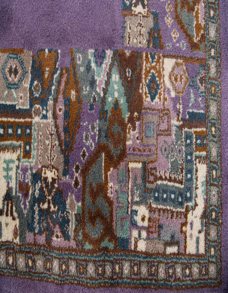 Detail image of 6' 8 x 8' 3 Hand Knotted Tibet Wool Rug
