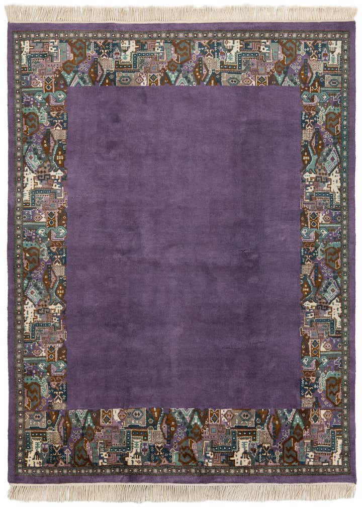 6' 8 x 8' 3 Hand Knotted Tibet Wool Rug
