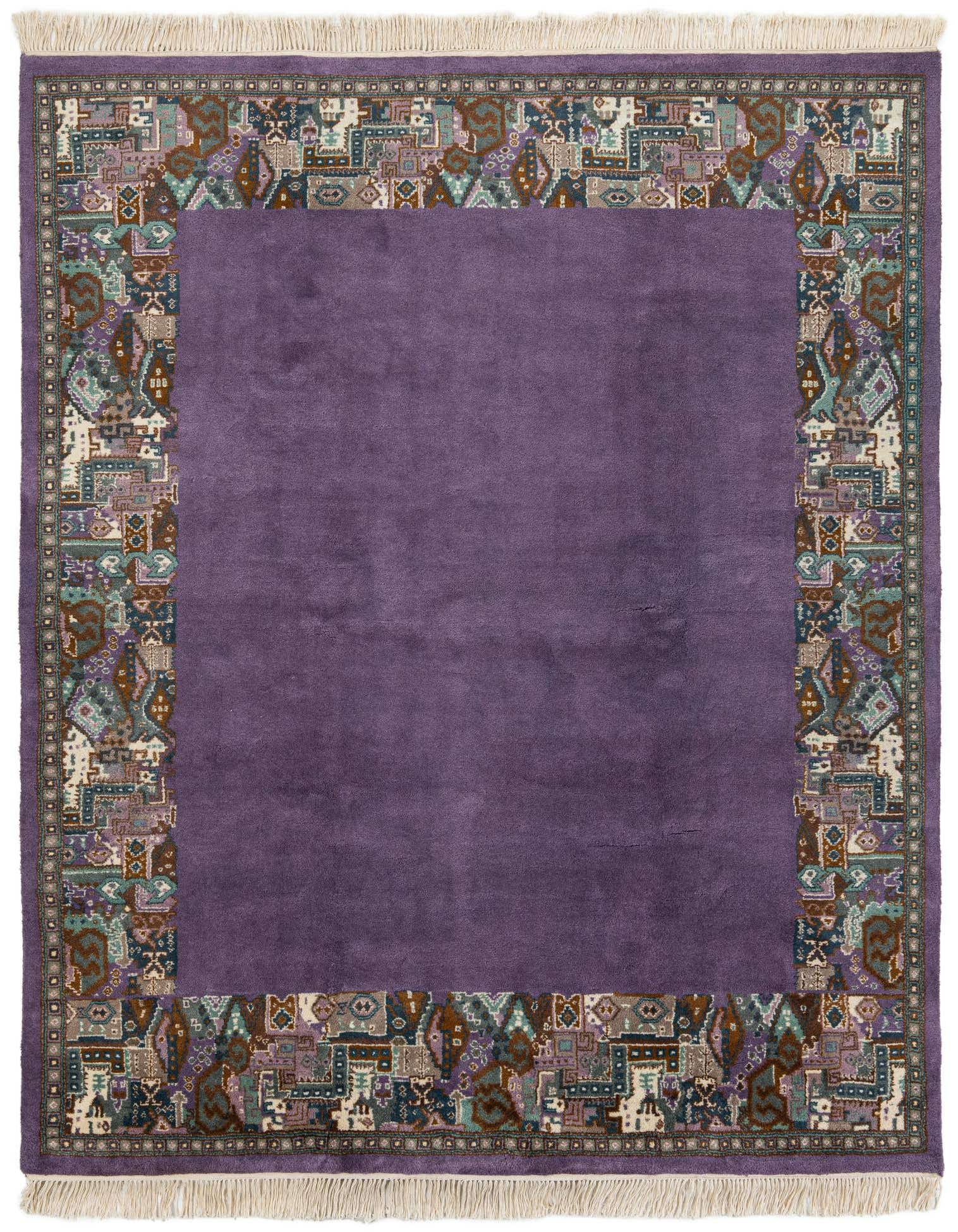 6' 8 x 8' 3 Hand Knotted Tibet Wool Rug