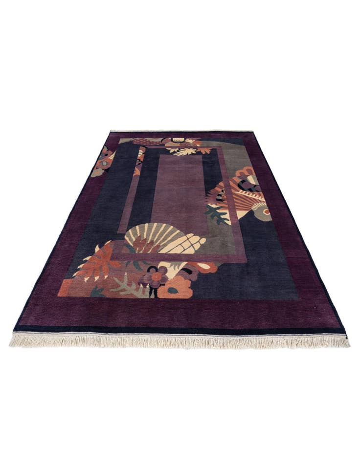 Detail image of 6' 6 x 9' 4 Hand Knotted Tibet Wool Rug
