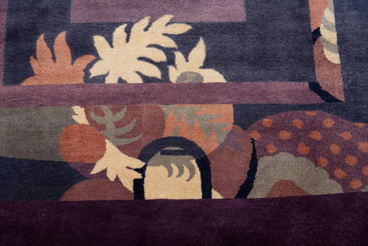 Detail image of 6' 6 x 9' 4 Hand Knotted Tibet Wool Rug