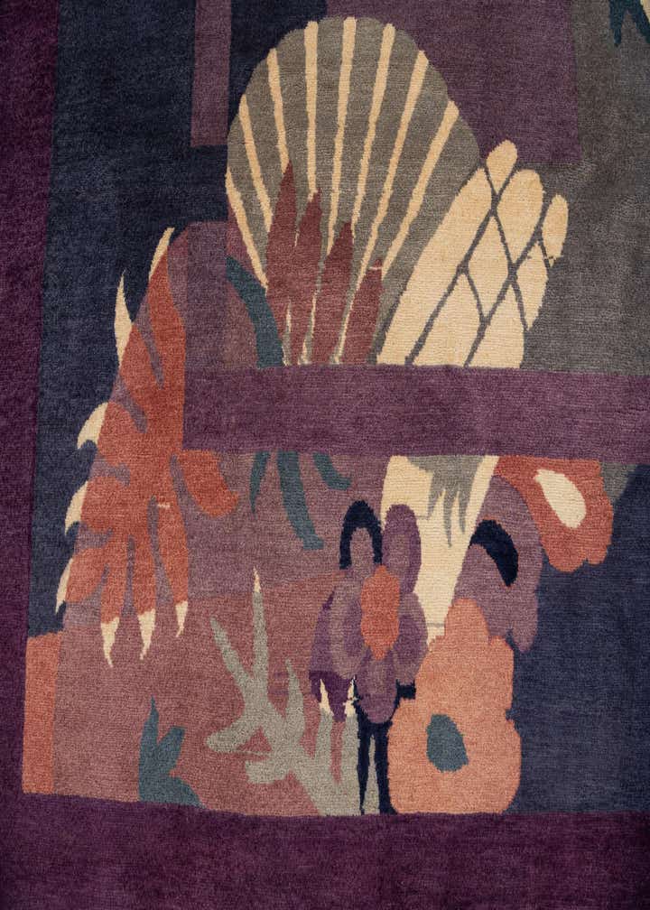 6' 6 x 9' 4 Hand Knotted Tibet Wool Rug